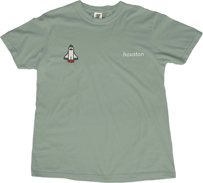 T-Shirt Bay / S Houston Space Shuttle T-Shirt