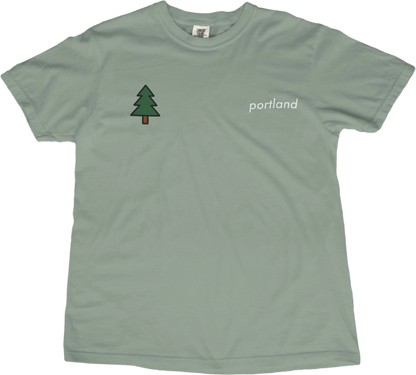 T-Shirt Bay / S Portland Pine Tree T-Shirt