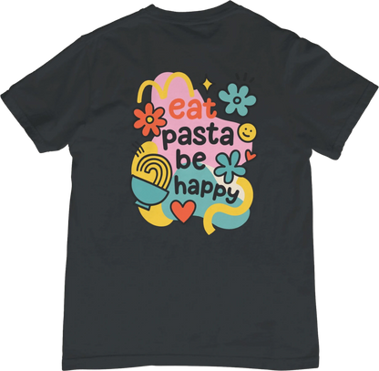 T-Shirt Black / S Italy Eat Pasta T-Shirt