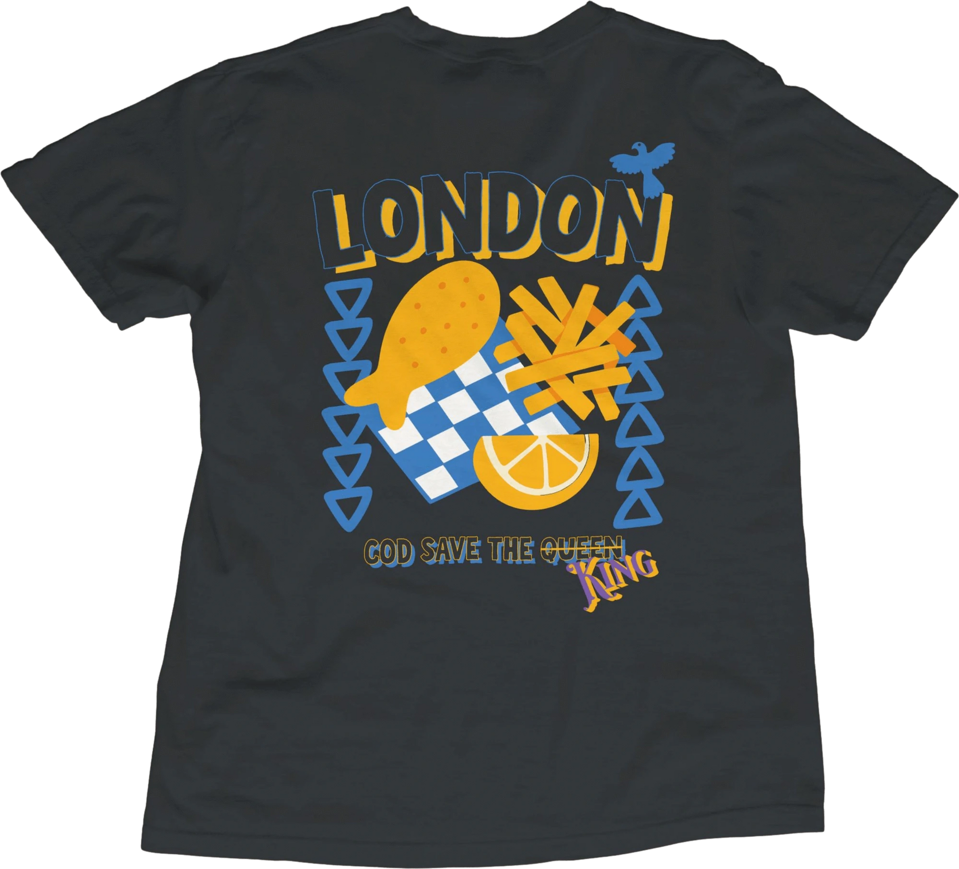 T-Shirt Black / S London Fish & Chips T-Shirt