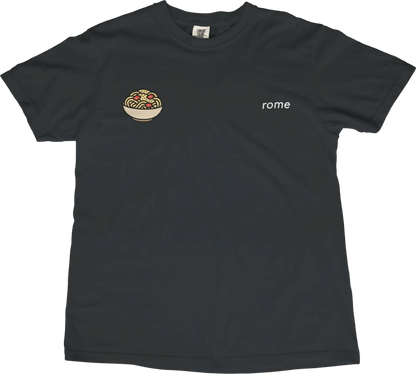 T-Shirt Black / S Rome Carbonara T-Shirt