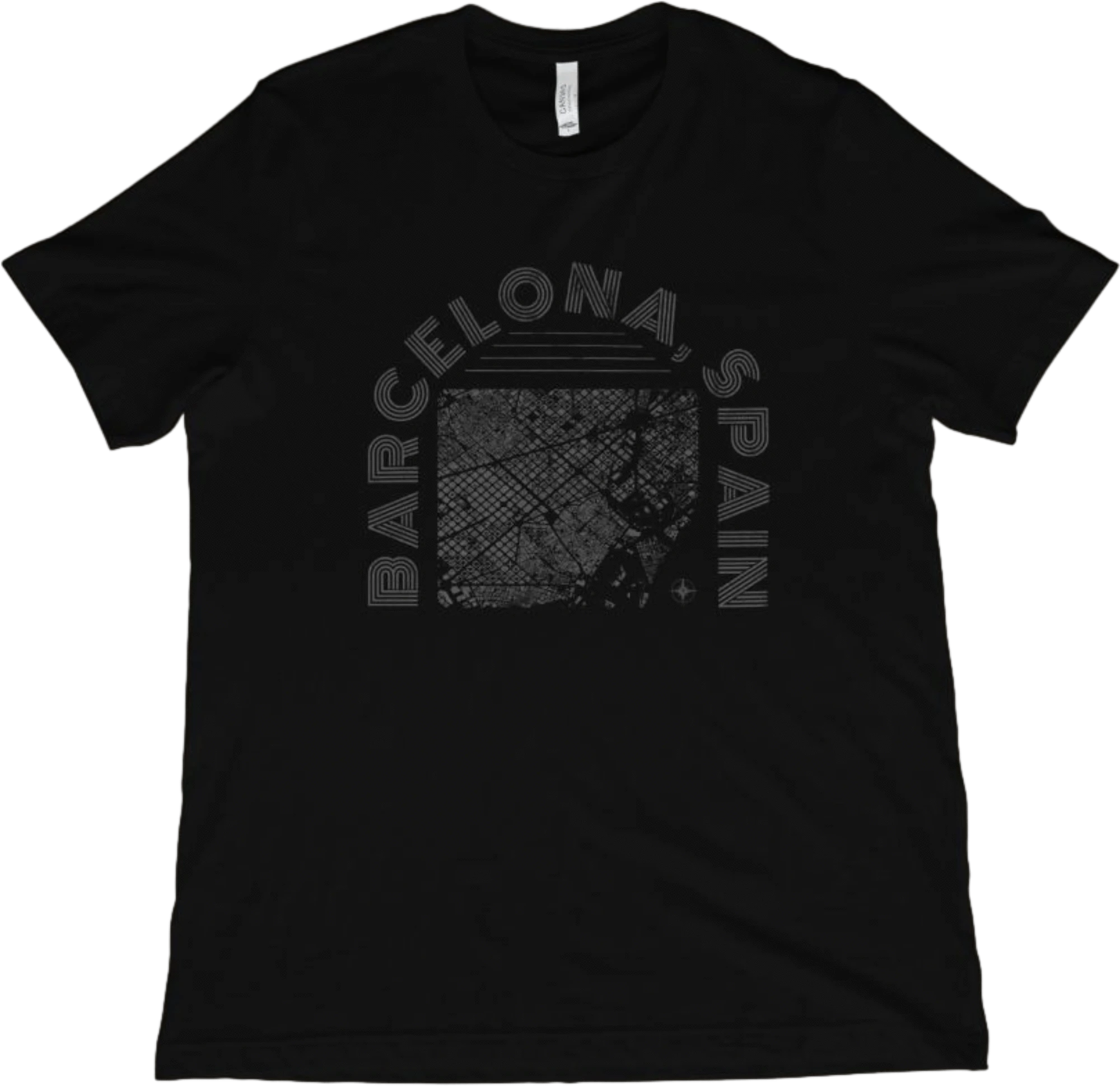 T-Shirt Black / XS Barcelona Spain T-Shirt