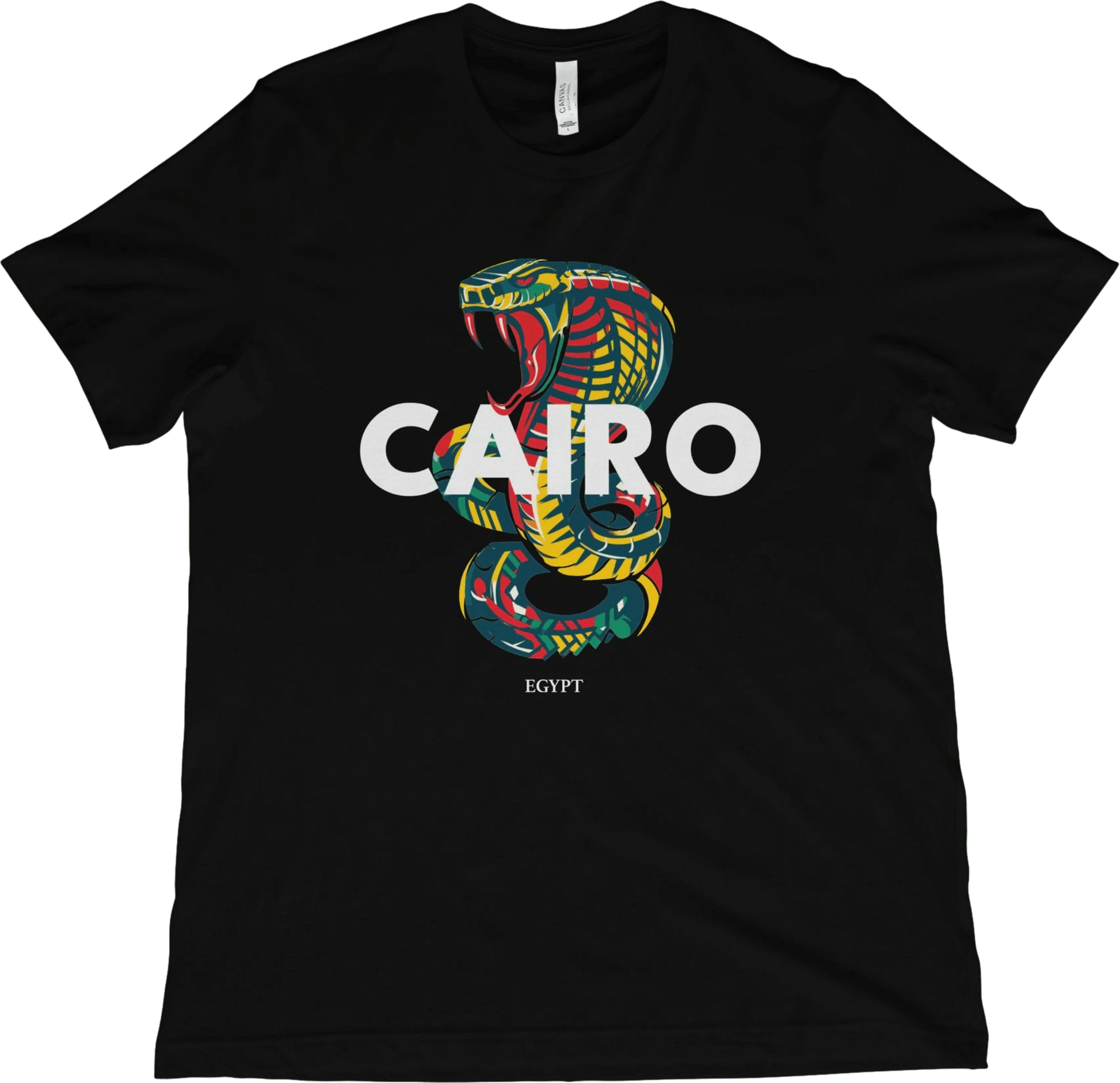T-Shirt Black / XS Cairo Egypt Cobra T-Shirt