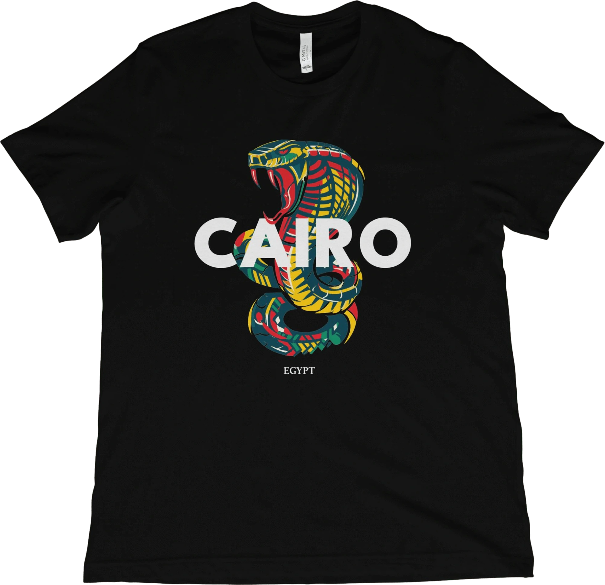 T-Shirt Black / XS Cairo Egypt Cobra T-Shirt