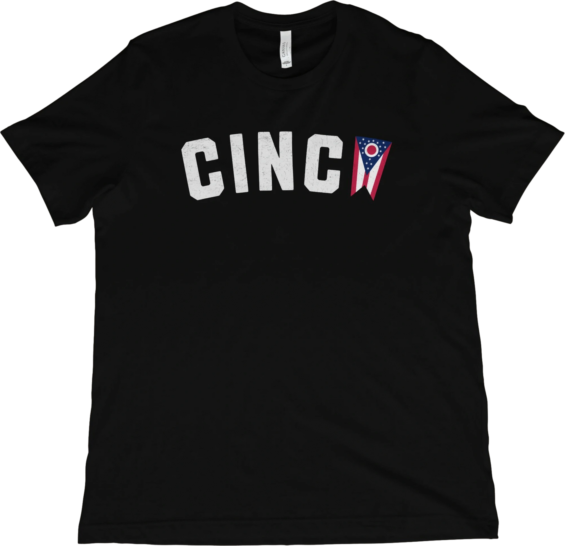 T-Shirt Black / XS Cincy Ohio Flag T-Shirt