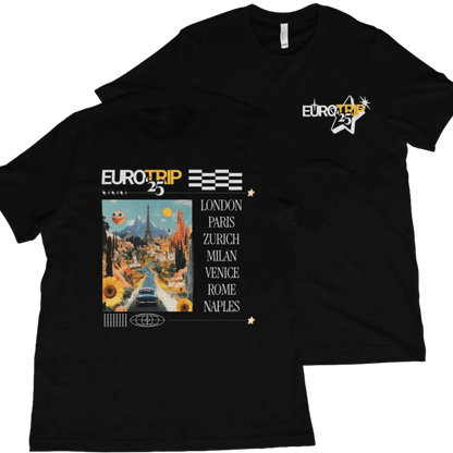 T-Shirt Black / XS Eurotrip '25 T-Shirt Gonzo Style