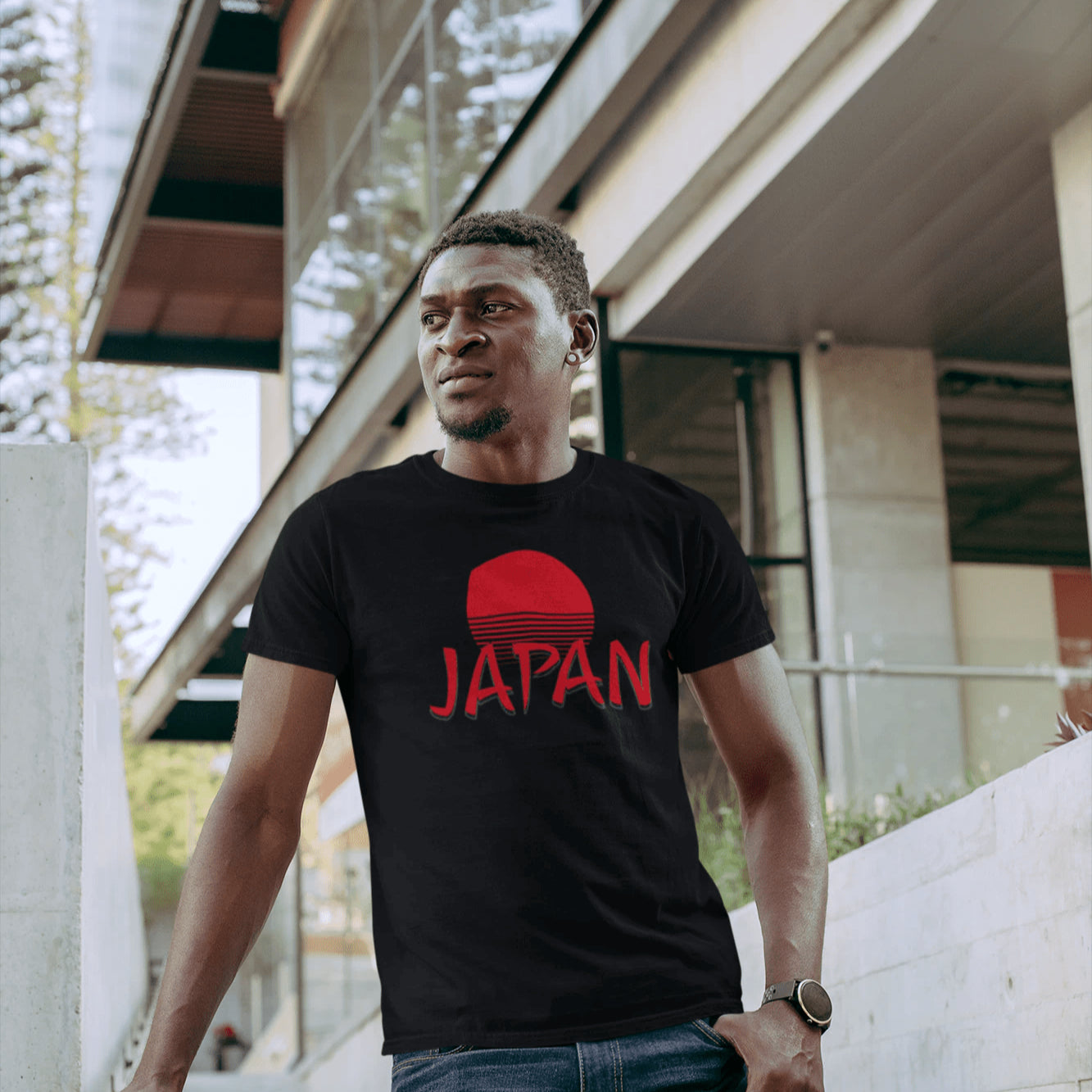 T-Shirt Black / XS Japan Rising Sun T-Shirt