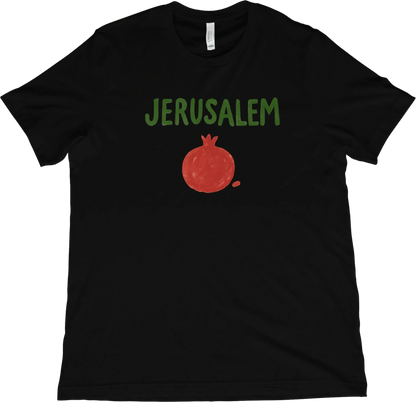 T-Shirt Black / XS Jerusalem Pomegranate T-Shirt