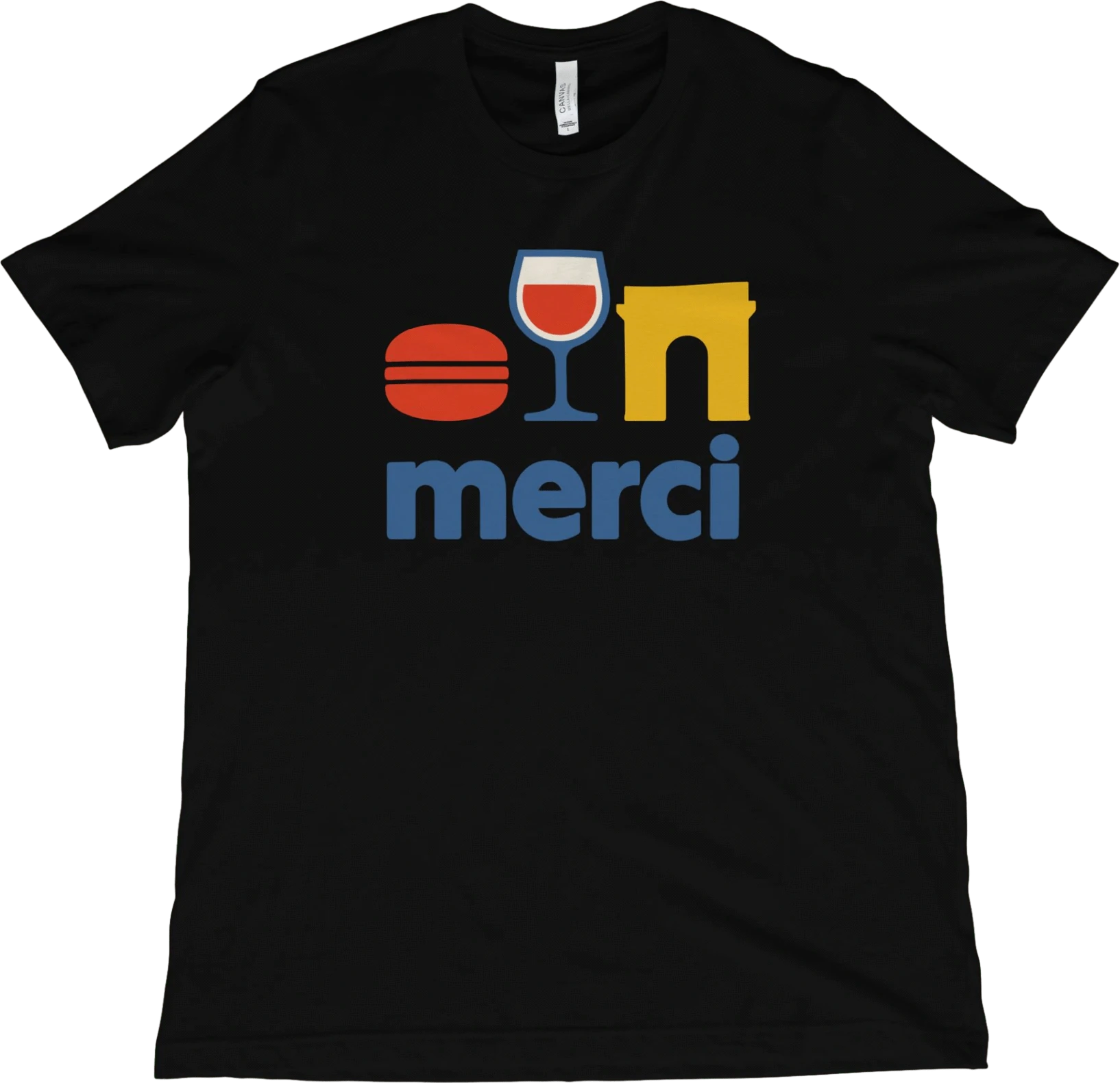 T-Shirt Black / XS Merci Paris T-Shirt
