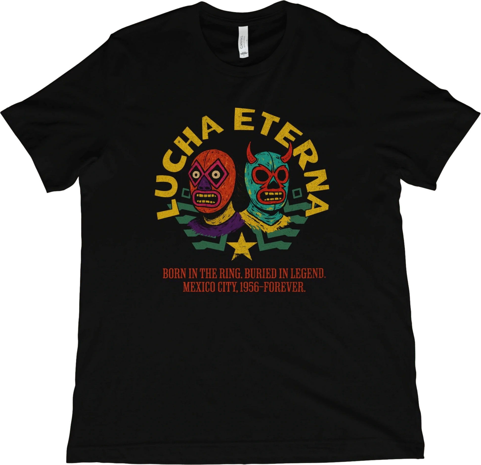 T-Shirt Black / XS Mexico City Luchador T-Shirt