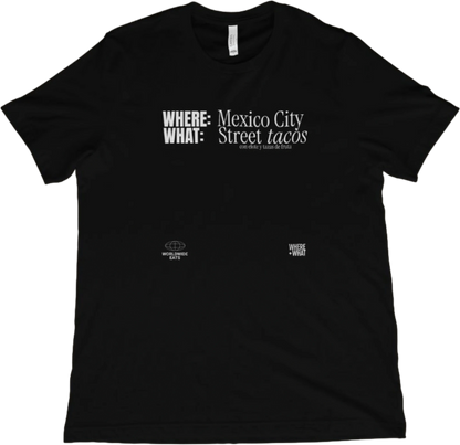 T-Shirt Black / XS Mexico City Street Tacos T-Shirt