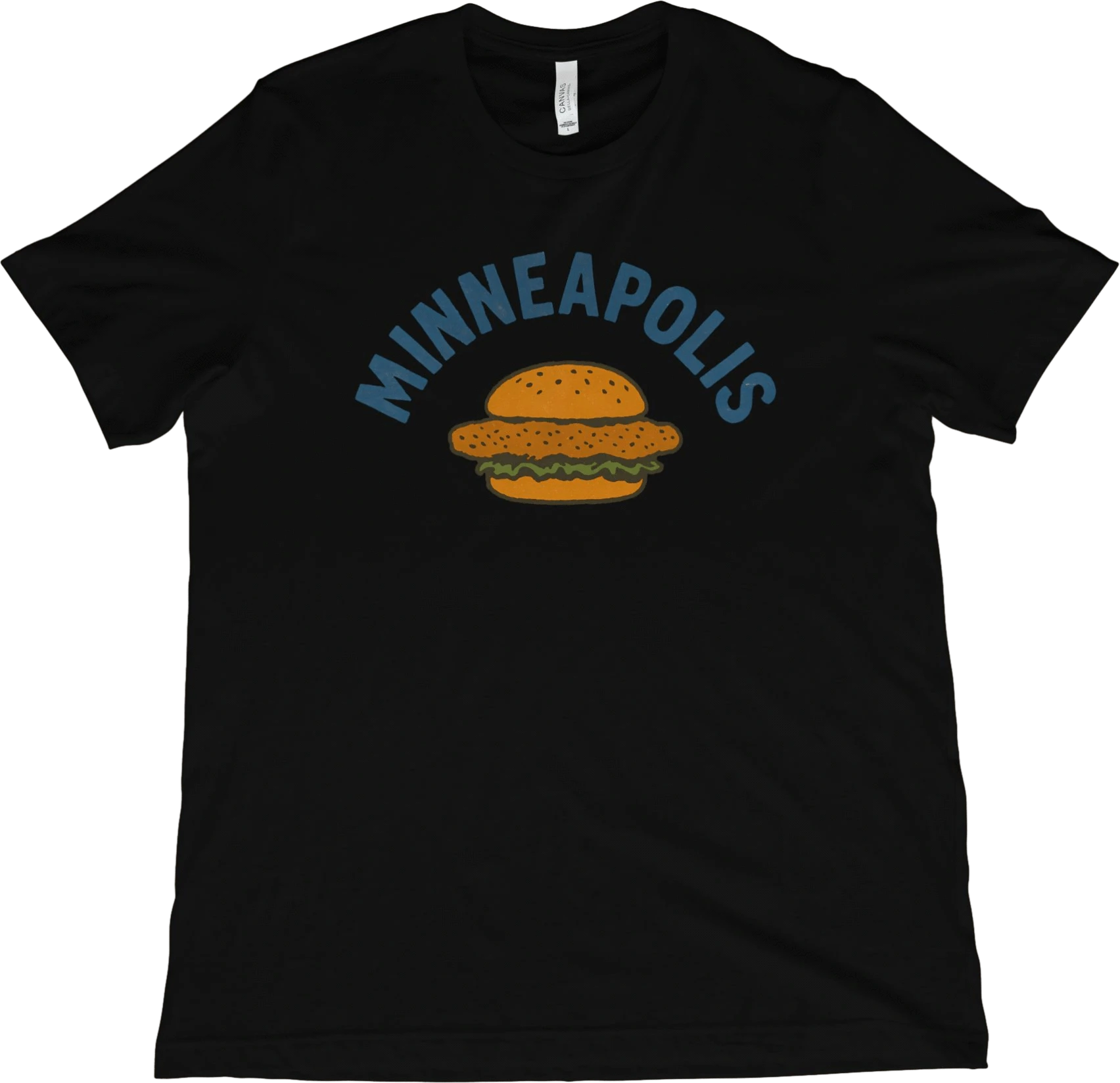 T-Shirt Black / XS Minneapolis Walleye Sandwich T-Shirt