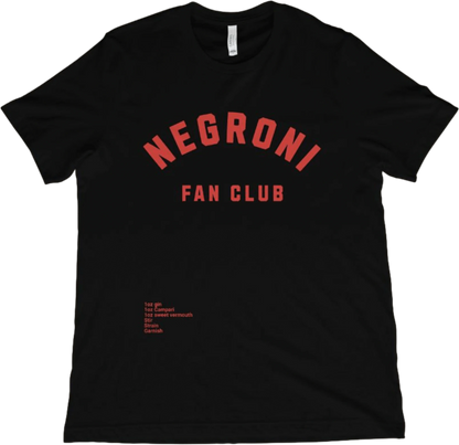 T-Shirt Black / XS Negroni Fan Club T-Shirt