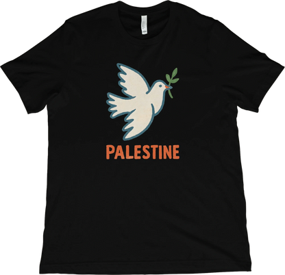 T-Shirt Black / XS Palestine Dove T-Shirt