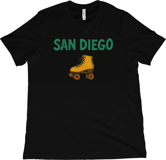 T-Shirt Black / XS San Diego Roller Skate T-Shirt