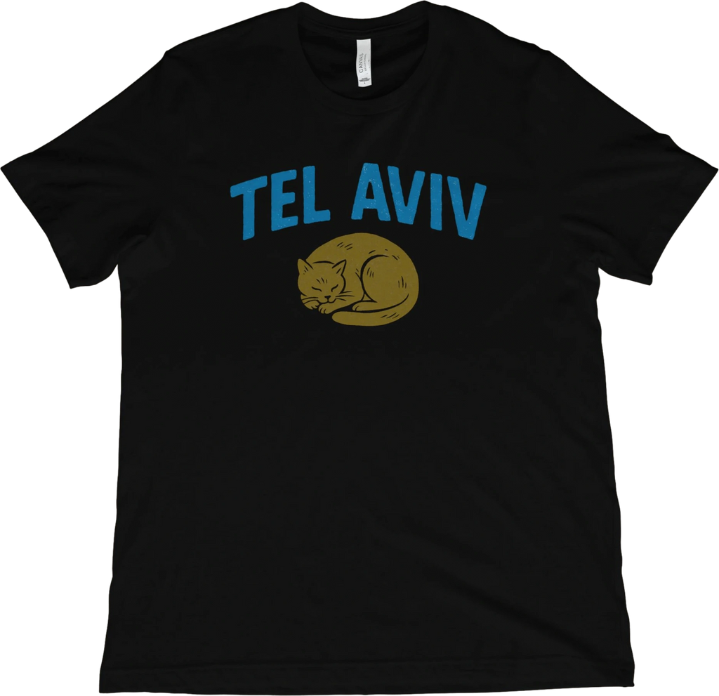 T-Shirt Black / XS Tel Aviv Street Cat T-Shirt