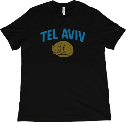 T-Shirt Black / XS Tel Aviv Street Cat T-Shirt
