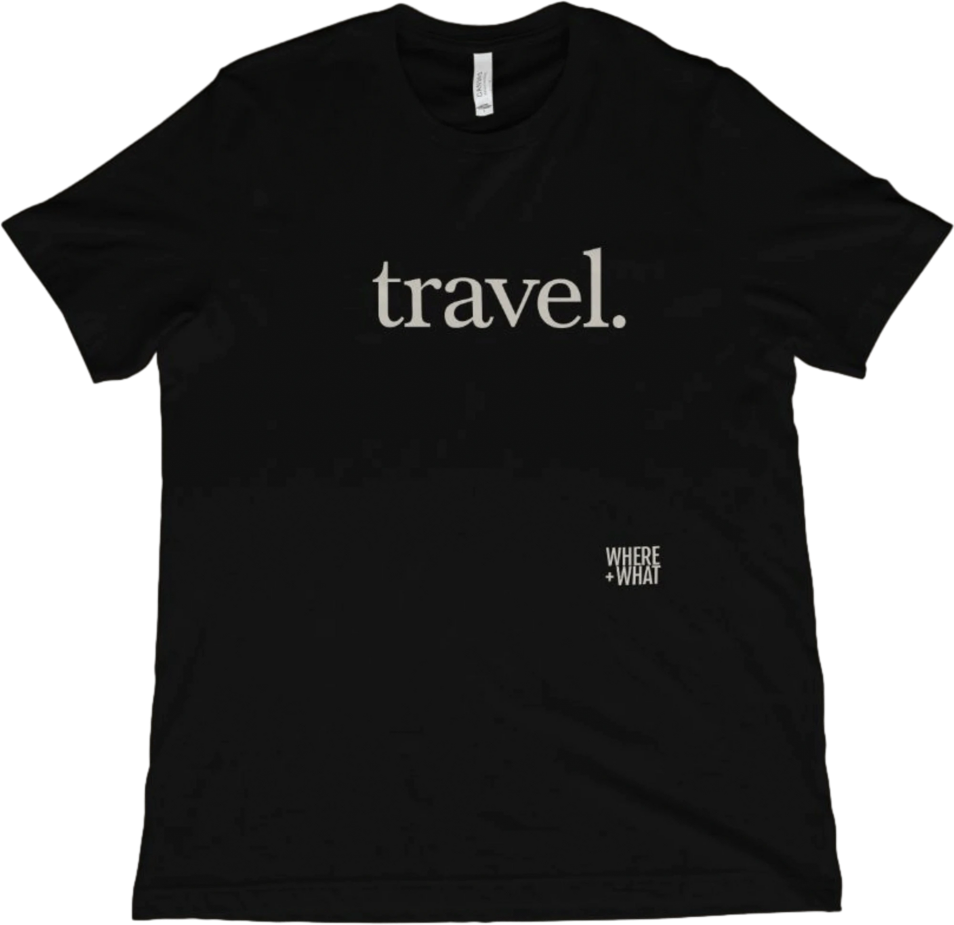 T-Shirt Black / XS Travel. T-Shirt