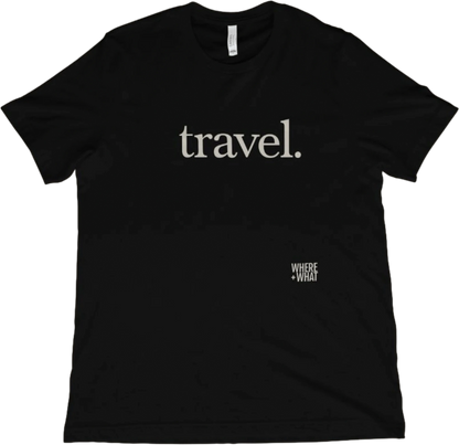 T-Shirt Black / XS Travel. T-Shirt