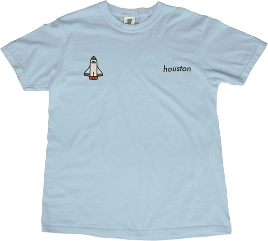 T-Shirt Chambray / S Houston Space Shuttle T-Shirt