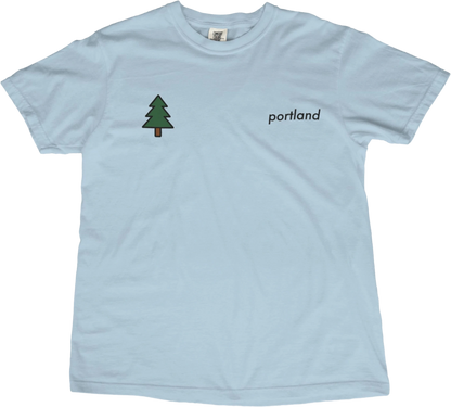 T-Shirt Chambray / S Portland Pine Tree T-Shirt