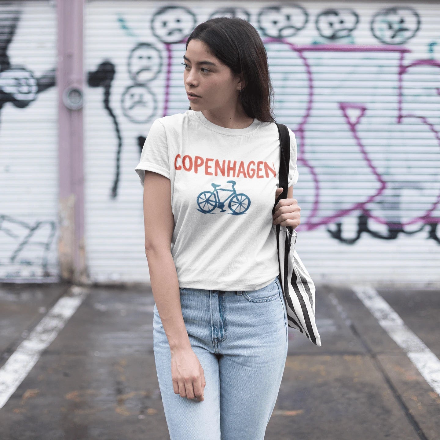 T-Shirt Copenhagen Denmark Bicycle T-Shirt