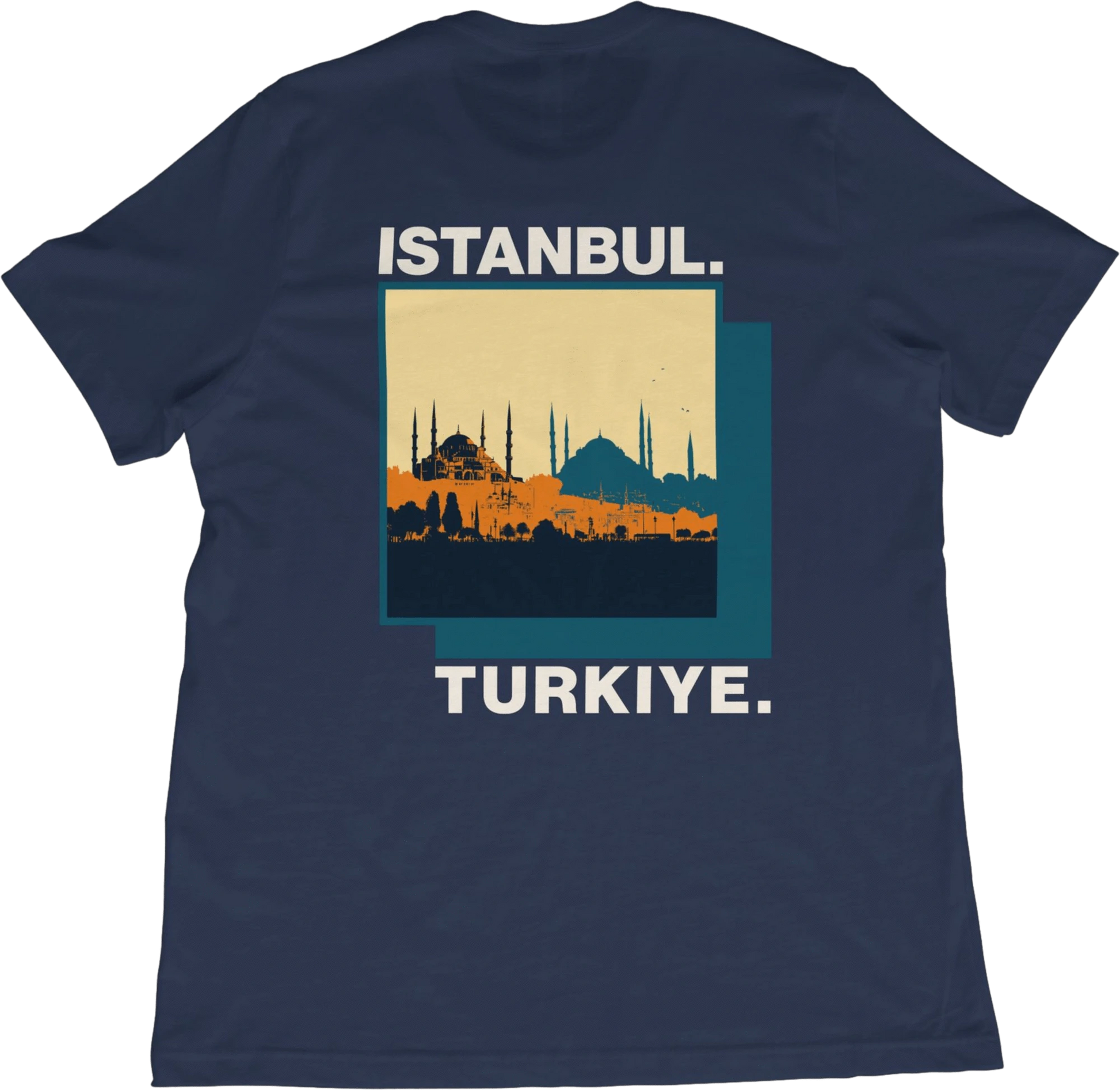 T-Shirt Istanbul Skyline T-Shirt – Türkiye Inspired Travel Tee
