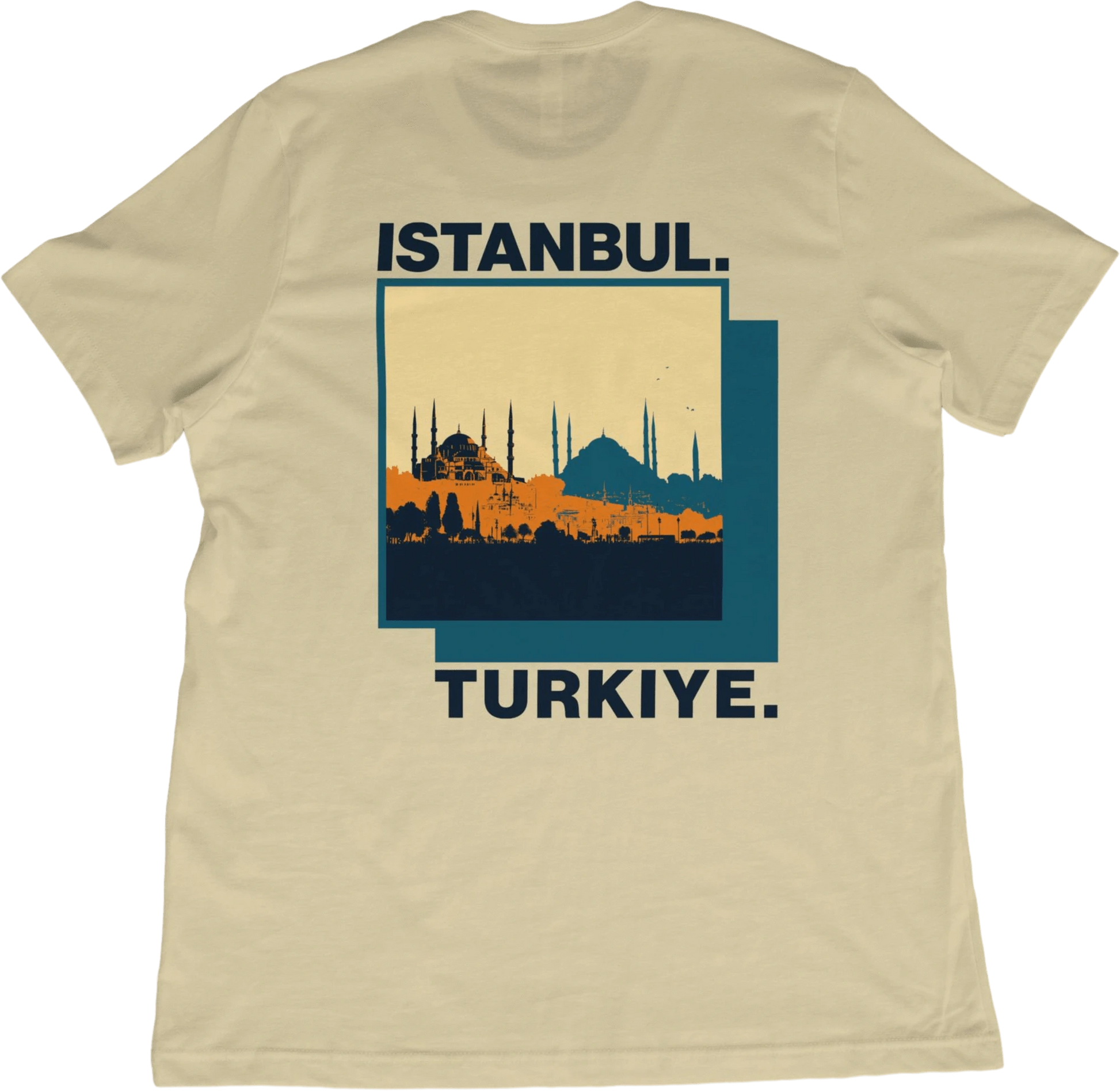 T-Shirt Istanbul Skyline T-Shirt – Türkiye Inspired Travel Tee