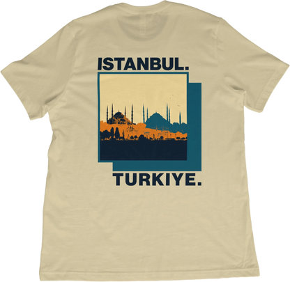 T-Shirt Istanbul Skyline T-Shirt – Türkiye Inspired Travel Tee