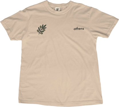 T-Shirt Ivory / S Athens Olive Sprig T-Shirt