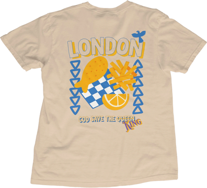 T-Shirt Ivory / S London Fish & Chips T-Shirt