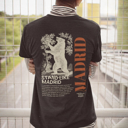 T-Shirt Madrid Spain Bear and Tree T-Shirt