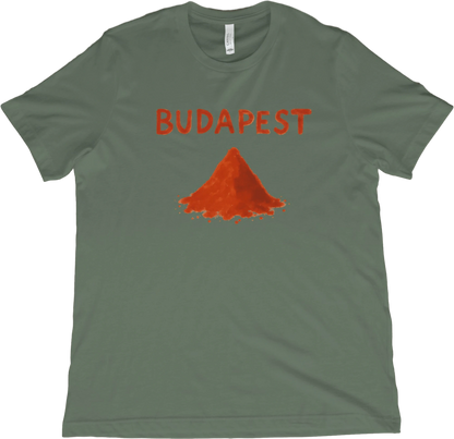 T-Shirt Military Green / S Budapest Hungary Paprika T-Shirt