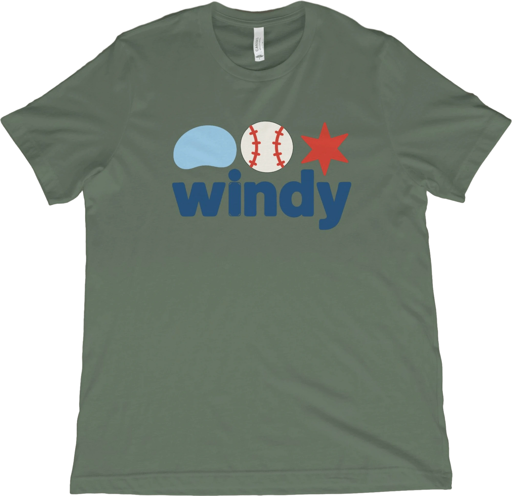 T-Shirt Military Green / XS Chicago Windy T-Shirt