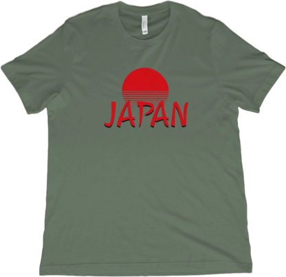 T-Shirt Military Green / XS Japan Rising Sun T-Shirt