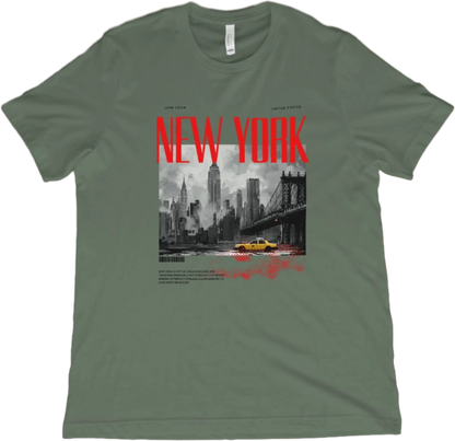 T-Shirt Military Green / XS NYC T-Shirt