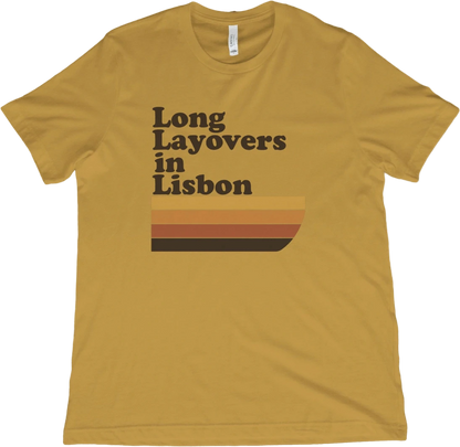 T-Shirt Mustard / XS Long Layovers in Lisbon T-Shirt