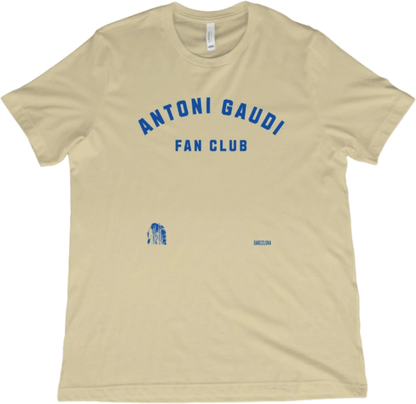 T-Shirt Natural / XS Antoni Gaudi Fan Club T-Shirt