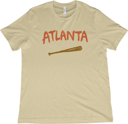 T-Shirt Natural / XS Atlanta Baseball Bat T-Shirt