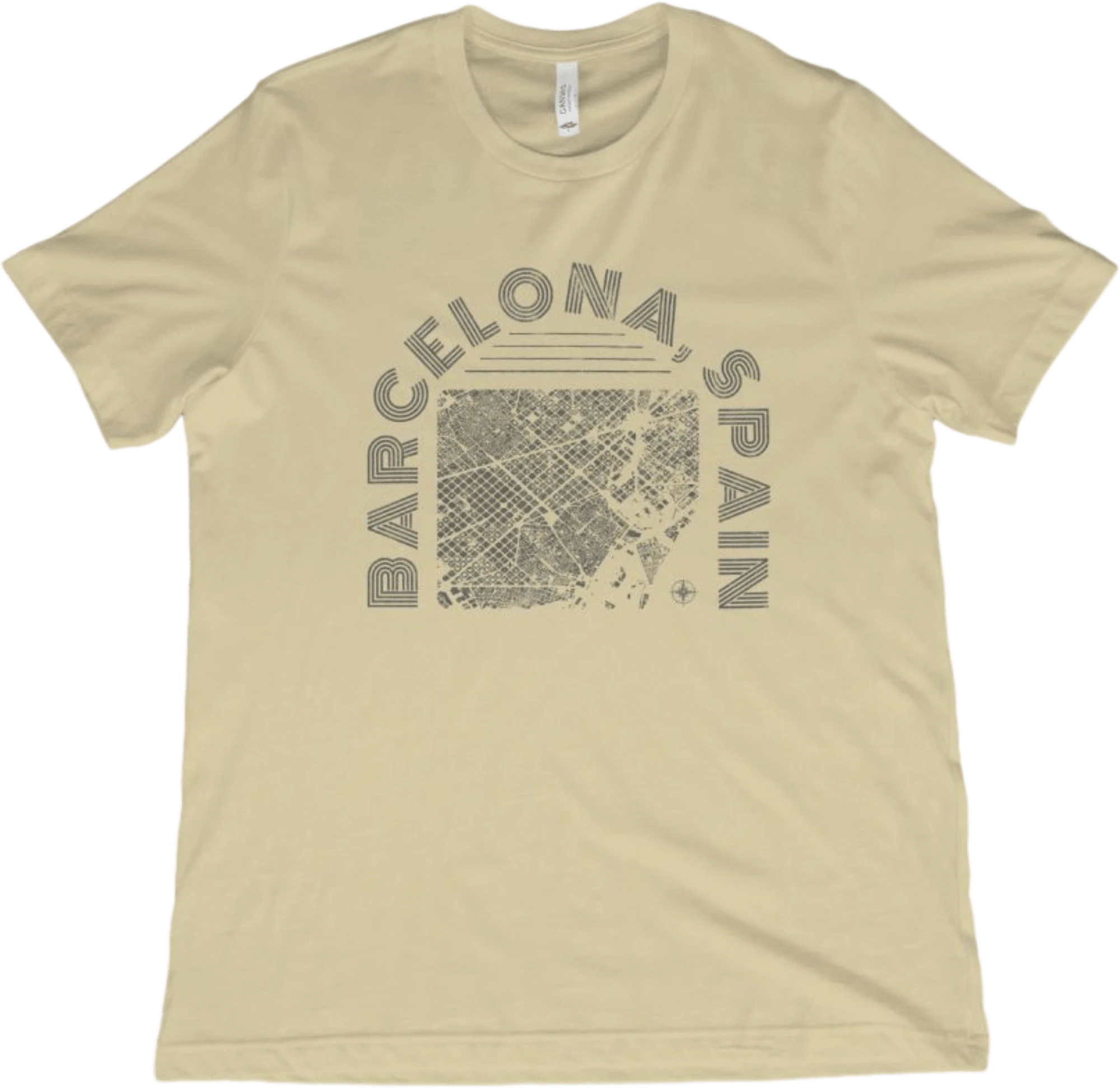 T-Shirt Natural / XS Barcelona Spain T-Shirt