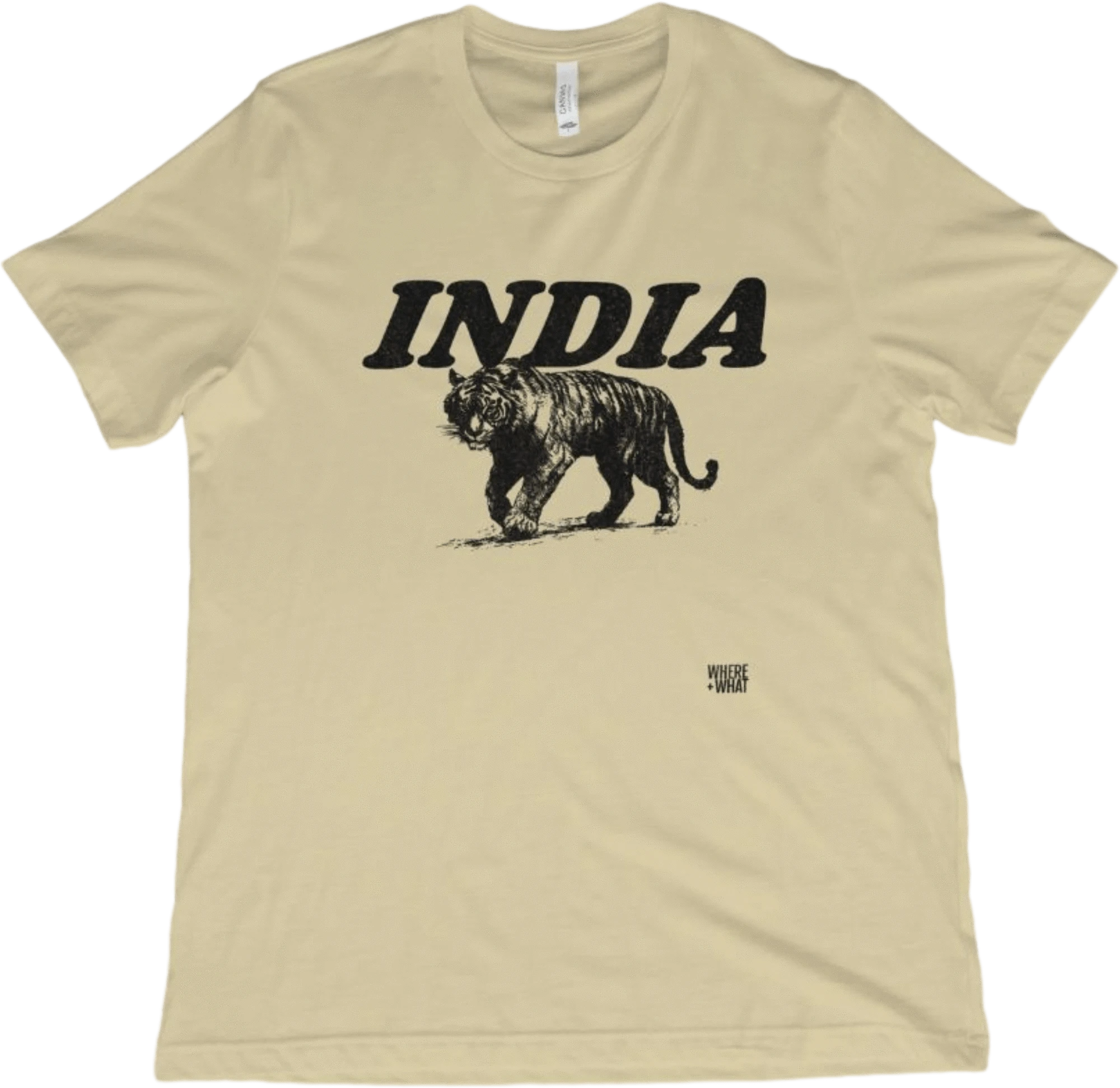 T-Shirt Natural / XS India Bengal Tiger T-Shirt