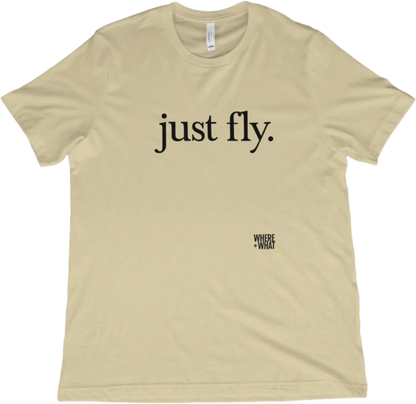 T-Shirt Natural / XS Just fly. T-Shirt