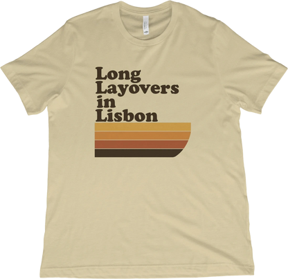 T-Shirt Natural / XS Long Layovers in Lisbon T-Shirt