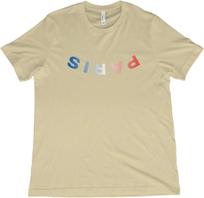 T-Shirt Natural / XS Paris Upside Down T-Shirt