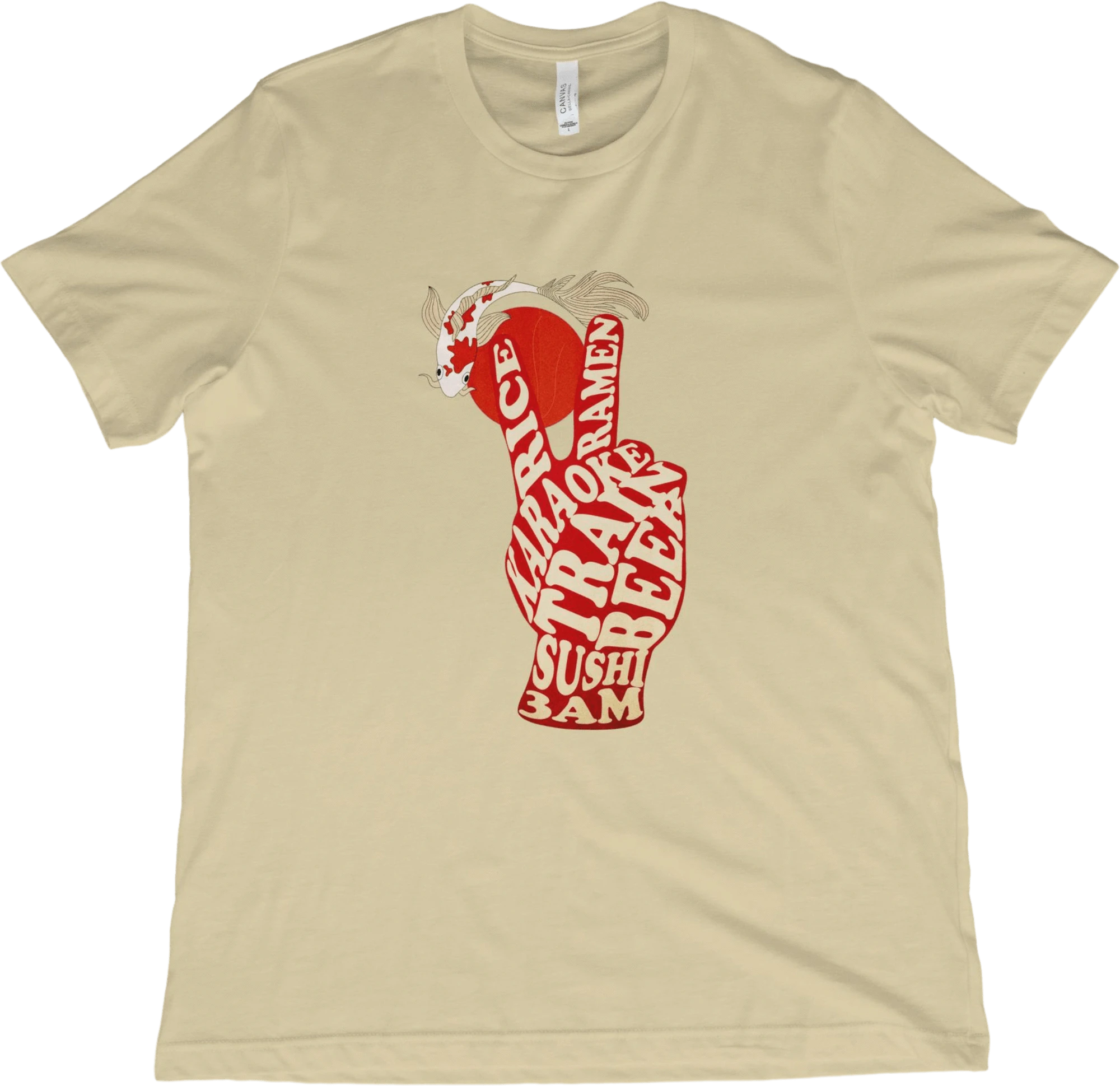 T-Shirt Natural / XS Peaceful Japan T-Shirt