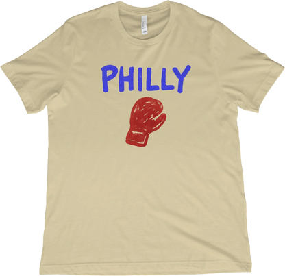 T-Shirt Natural / XS Philly Boxing Glove T-Shirt