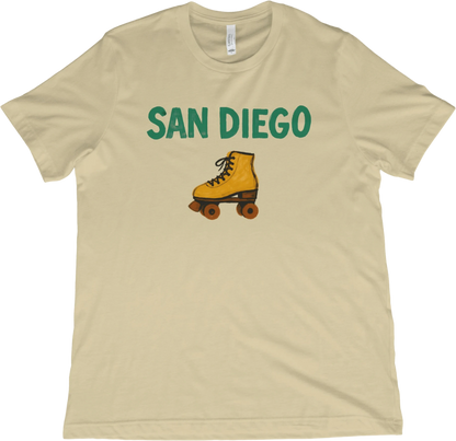 T-Shirt Natural / XS San Diego Roller Skate T-Shirt