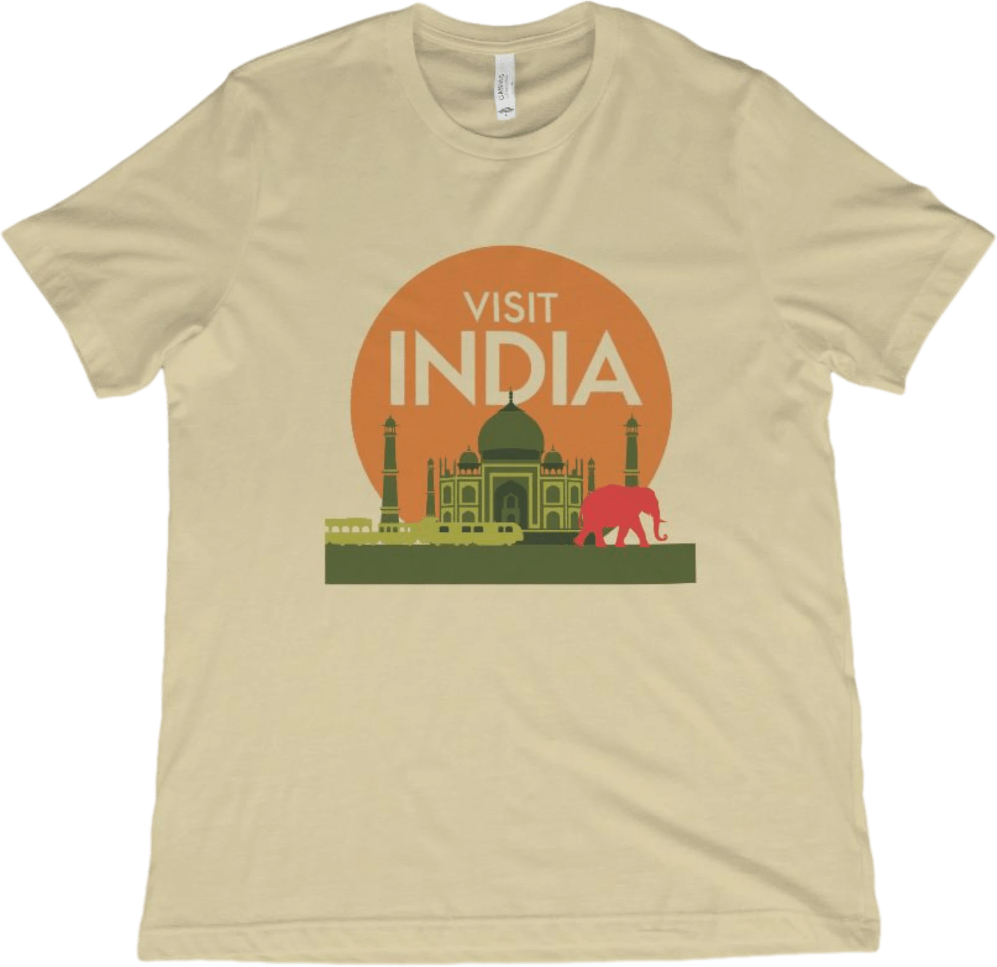 T-Shirt Natural / XS Visit India T-Shirt