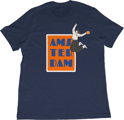 T-Shirt Navy / XS Amsterdam Stroopwafel T-Shirt