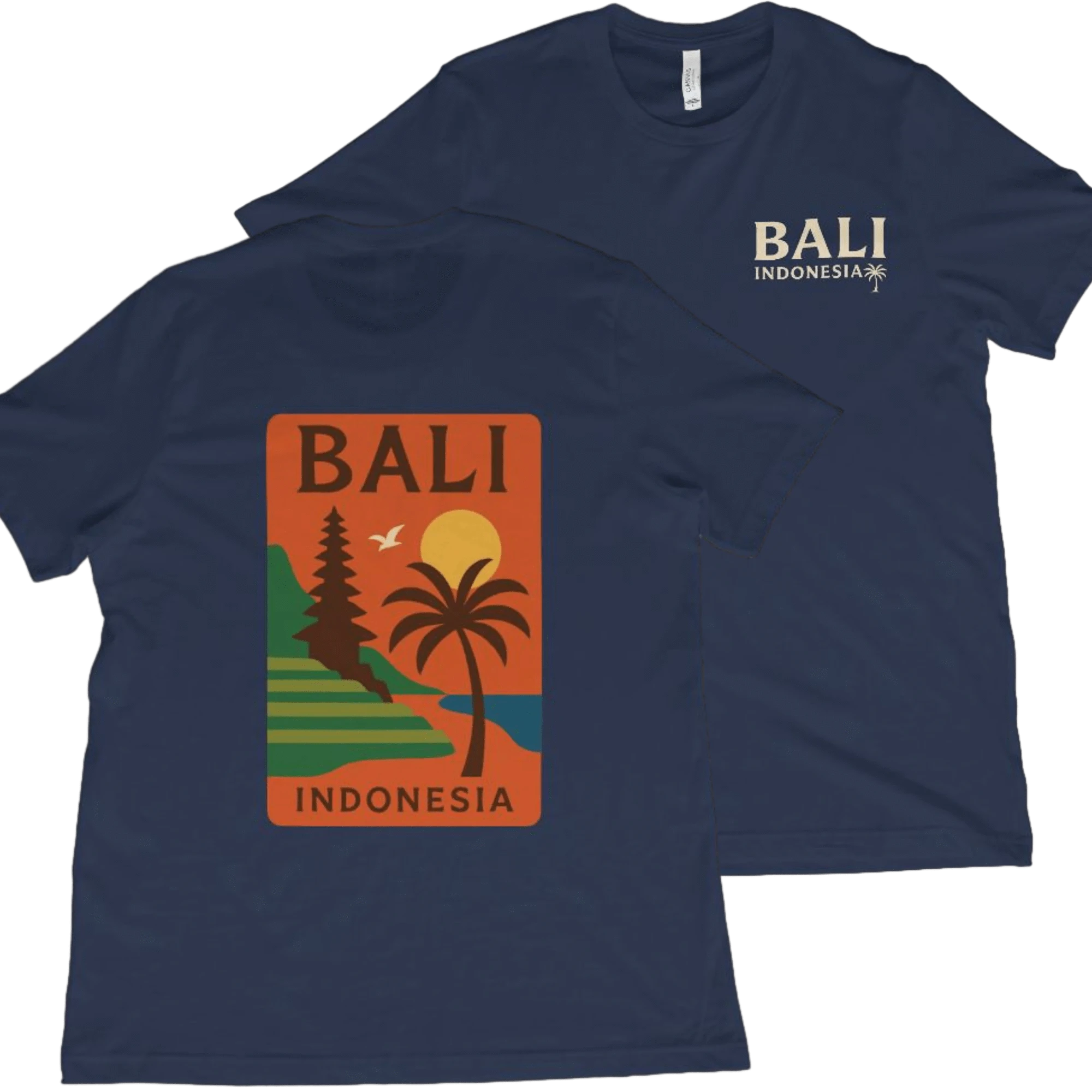 T-Shirt Navy / XS Bali Indonesia T-Shirt